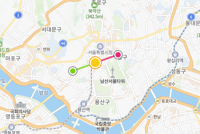 Map Center [거리 중심 찾기]